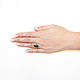 Order Ruby ring in zoisite 'Enchanted Forest' green ring. Irina Moro. Livemaster. . Rings Фото №3