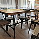Стол обеденный в стиле loft от мастерской WoodMorning!
