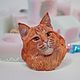 Maine Coon Cat Mold. Clay. artroombullibull. My Livemaster. Фото №4
