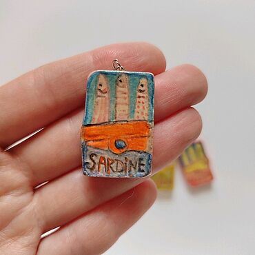 Кулоны керамические "sardine" , ручная работа. . Украшения ручной работы - Ярмарка Мастеров Украшения ручной работы. Ярмарка Мастеров - ручная работа Кулоны керамические "sardine" , ручная работа. Handmade.