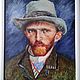 Painting Portrait of Vincent Van Gogh 40*50 cm, Pictures, Chekhov,  Фото №1