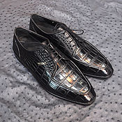Обувь ручной работы handmade. Livemaster - original item Men`s shoes made of genuine crocodile leather, handmade!. Handmade.