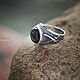 Sabre ring with black agate. Ring. Nomikon - Oleg Sobolev. My Livemaster. Фото №6