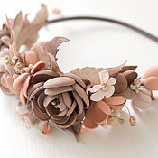 Украшения handmade. Livemaster - original item Headband with flowers, Tamarana headband, headband for girls. Handmade.