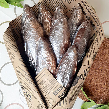 Букет из рыбы – купить в интернет-магазине Ярмарке Мастеров