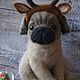 Pug puppy. Felted Toy. 'Irishiny Igrushki'. Online shopping on My Livemaster.  Фото №2