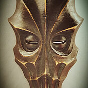 Для дома и интерьера handmade. Livemaster - original item Mask interior: Skyrim Mask Dragon Priest Mask. Handmade.