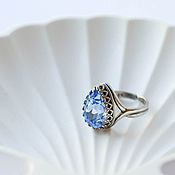 Украшения handmade. Livemaster - original item Ring with Swarovski crystal. Handmade.