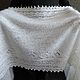 1g. Stole white knitted, openwork, elegant, handmade, downy. Wraps. orenbur (Orenbur). Online shopping on My Livemaster.  Фото №2