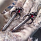 Earrings Swords without hilt (e-029-02). Earrings. #Ofel_way. Online shopping on My Livemaster.  Фото №2