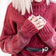 Свитер, вязаный вручную женский. Свитеры. Knitting_larka. Ярмарка Мастеров.  Фото №5