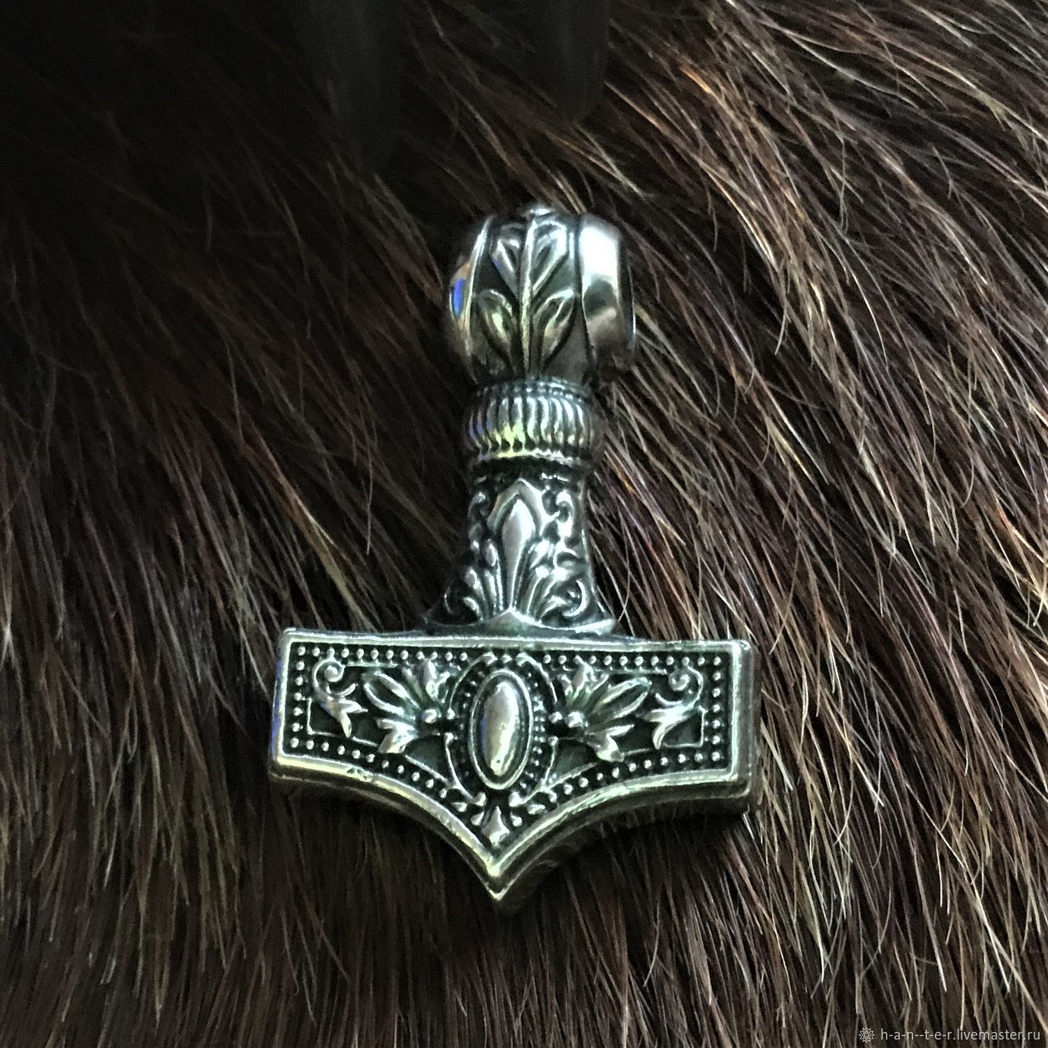 Viking кулон серебро Рагнар