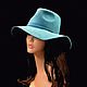 hats: Fedora blue, Hats1, Moscow,  Фото №1