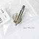 Basis for brooches or hair clips. Pin and the hairpin - crocodile. Foundation 24 mm. Buy the Foundation for brooches. Buy round basis. Metal hardware. Japanese Foundation for brooches and pins

