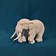 Elephant - carved miniature of horn. Figurines. NGS Masters. Online shopping on My Livemaster.  Фото №2