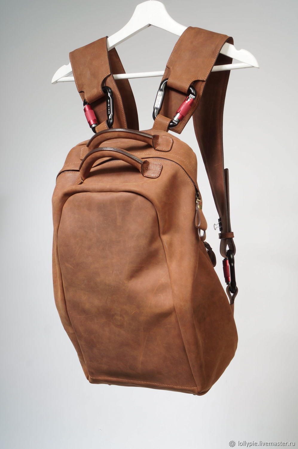 brown backpack