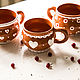 sugar hearts.. Handmade mug, pottery. Mugs and cups. JaneCeramics. My Livemaster. Фото №4