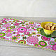 Track on the table with Bright circles. Tablecloths. Kitchen. Online shopping on My Livemaster.  Фото №2