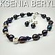 Колье Blue Shinyy  из жемчуга барокко и бусин пандора. Колье. KSENIA BERYL. Ярмарка Мастеров.  Фото №6