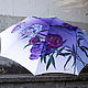 Order Folding umbrella with painting ' Peonies and Bindweed'. UmbrellaFineArt. Livemaster. . Umbrellas Фото №3
