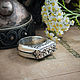 Ring of the knight Slayer. Dark Souls.  Dark soul. bronze silver, Rings, Moscow,  Фото №1