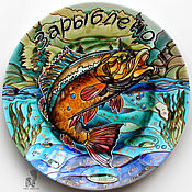 Картины и панно handmade. Livemaster - original item Plates decorative:  