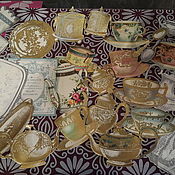 Материалы для творчества handmade. Livemaster - original item Sticker set-Anna Griffin Favorite Tea Ornaments. Handmade.