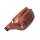 Order Waist bag leather brown Aries Mod S80-602. Natalia Kalinovskaya. Livemaster. . Waist Bag Фото №3