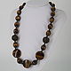 Order Beads of large stones, collection ' Tiger's eye'. Magic box. Livemaster. . Necklace Фото №3