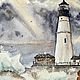 Order After the storm there will be sun seascape lighthouse sea seagulls. marselart. Livemaster. . Pictures Фото №3