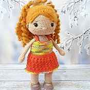 Куклы и игрушки handmade. Livemaster - original item Amigurumi dolls and toys: Ginger Dasha. Handmade.