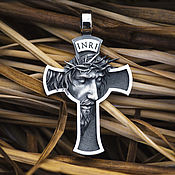 Украшения handmade. Livemaster - original item cross: Jesus Christ. Handmade.