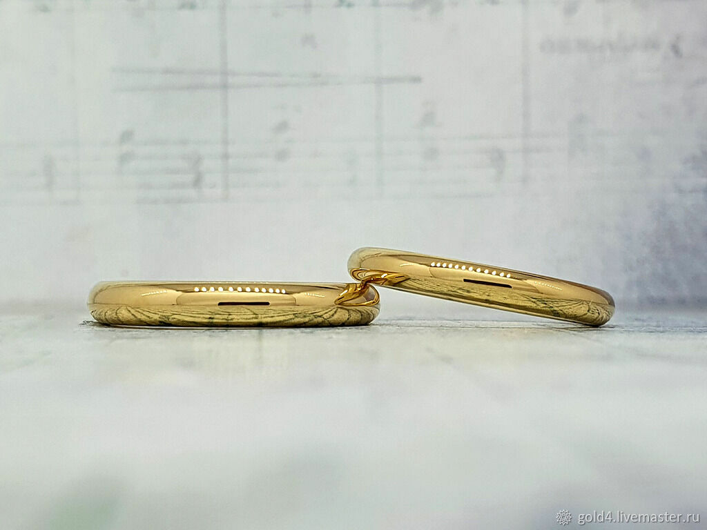 Тонкие обручальные кольца ручной работы, классические кольца в интернет ...
