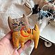 Подвеска интерьерная - игрушка "Турецкий кот". Мягкие игрушки. Saint Kitties. Ярмарка Мастеров.  Фото №4
