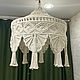 Светильник/люстра макраме d65см.из хлопковой веревки. Потолочные и подвесные светильники. Ольга (gamak_mak). Ярмарка Мастеров.  Фото №4