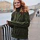 Вязаный свитер Волны. Свитеры. Knit by Heart - Вязаная одежда 富. Ярмарка Мастеров.  Фото №5