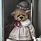 Lily teddy bear Тедди мишка. Мишки Тедди. Teddy bears by Olga handmade xelga_grakova. Ярмарка Мастеров.  Фото №4