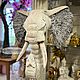 Настенный декор Голова Слона 42х40 см, дерево. Панно. Balinese.market. Ярмарка Мастеров.  Фото №4
