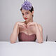 Order Cocktail pill hat made of sinamei straw. irina-popilova. Livemaster. . Hats1 Фото №3