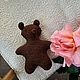 Мягкая игрушка Мишка из шерсти, Мишки Тедди, Москва,  Фото №1