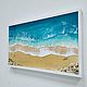 Столик в кровать " Нюдовое море" 50*30см из смолы. Элементы интерьера. Изделия из эпоксидной смолы. Интернет-магазин Ярмарка Мастеров.  Фото №2