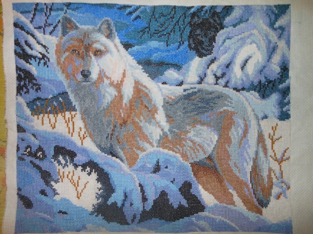вышивка крестом.