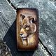 Кошелёк "Гордая Львица". Кошельки. Артём Имеч (AriMHandMade). Интернет-магазин Ярмарка Мастеров.  Фото №2