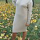 Платье "Теплый беж " 100% кашемир. Платья. Вера / Kirshvery_knit (kirshvery) (kirshvery). Интернет-магазин Ярмарка Мастеров.  Фото №2