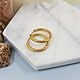 Shvenzy rings (bagels) 21h2,5 mm color gold (4531), Schwenzy, Voronezh,  Фото №1