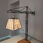 Дизайнерская лампа в стиле лофт