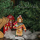 Christmas Interior gift dolls. Interior doll. Mishki Teddi i kukly Sadovnikovoj Oksany. Интернет-магазин Ярмарка Мастеров.  Фото №2
