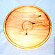 A wooden plate is a dish made of cedar wood. 41 cm.T5. Plates. ART OF SIBERIA. My Livemaster. Фото №5