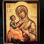 Картины и панно handmade. Livemaster - original item Icon Of Mother Of God Of Jerusalem. Handmade.