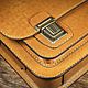 Кожаный Портфель №1323. Портфель. artelbags. Ярмарка Мастеров.  Фото №5
